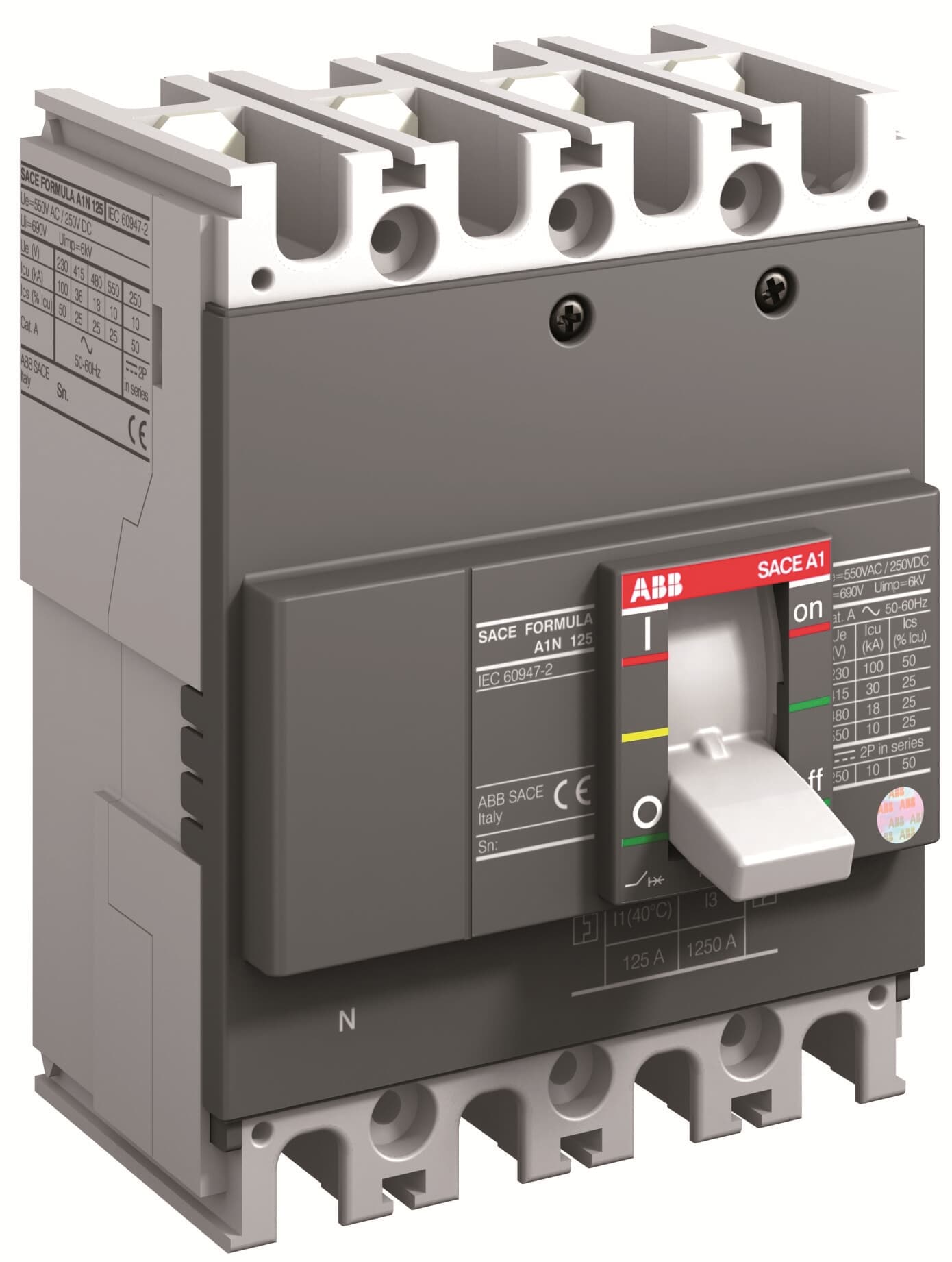 A1B 125 TMF 125-1250 4P F F ABB