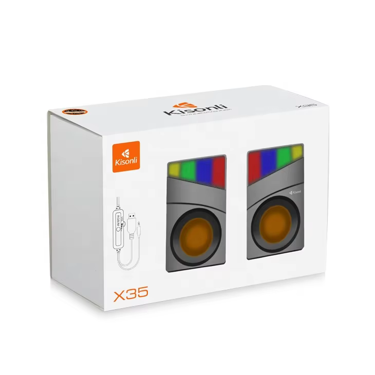 مكبر صوت صغير Kisonli X35 RGB .