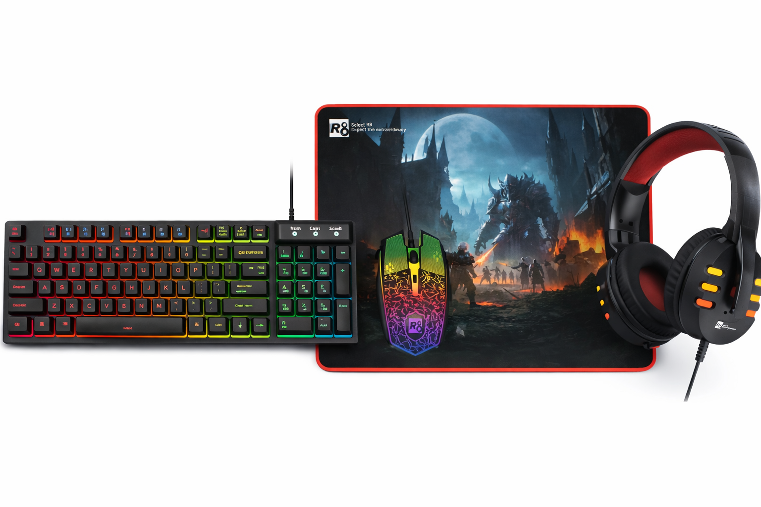 كيبورد كيمنكblack kit4 in 1