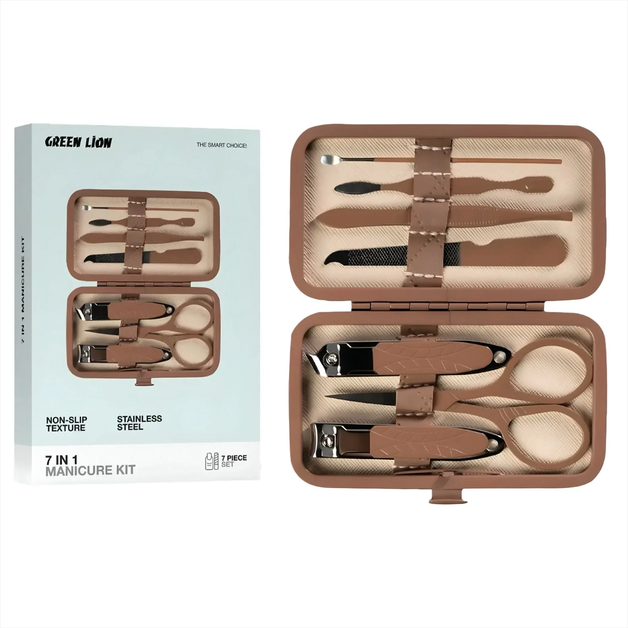 طقم العناية بالأظافر 7 في 1