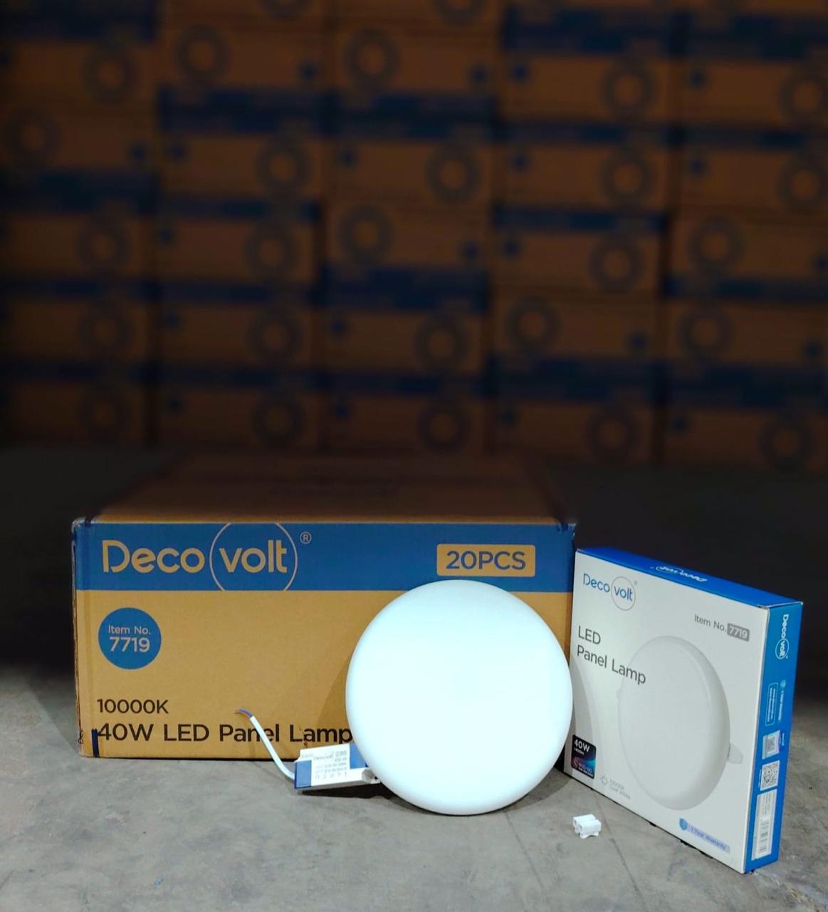 سلم 40W-10000K-ساده 8 انج ديكوفولت7719