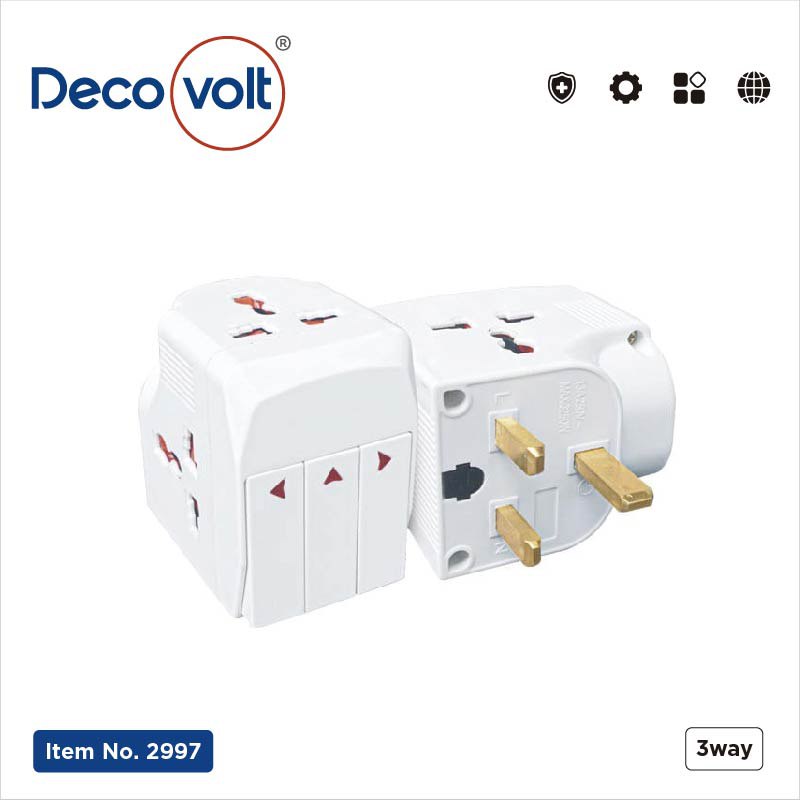 تقسيم ثلاثي 3 دكم ابيض حديث ديكوفولت 2997