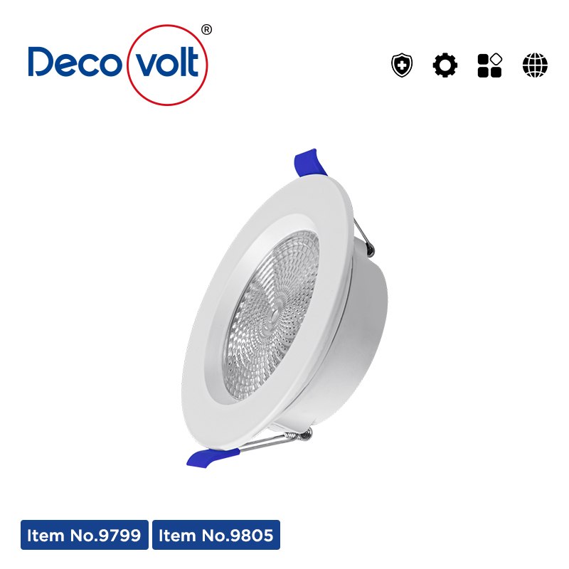 سلم cob 7w 3cct كفر كرستال ورده خسف ديكوفولت -9812