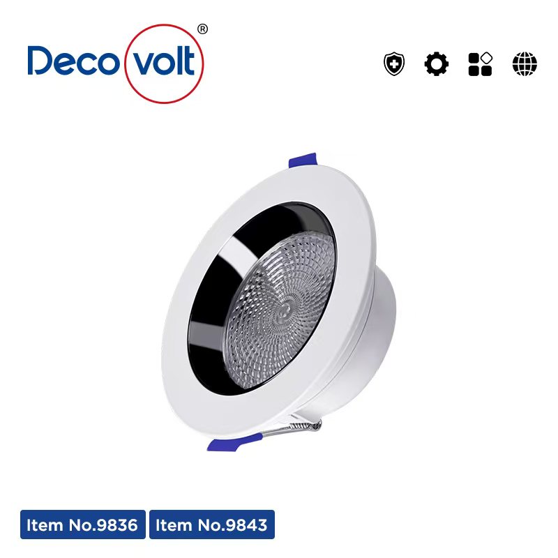 سلم cob 7w 3cct كفر كرستال ورده خسف ديكوفولت 9836